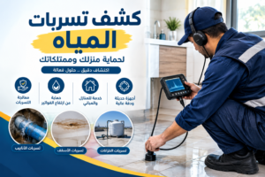 كشف تسربات المياه في الرياض